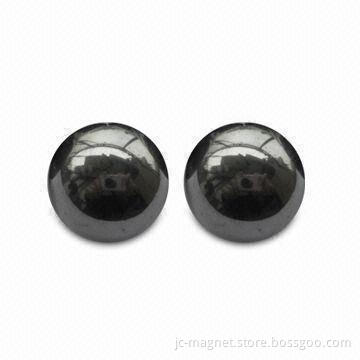 Ball Ferrite Magnets, Surface is Treated with Polishing, Ball Shape and Health Care